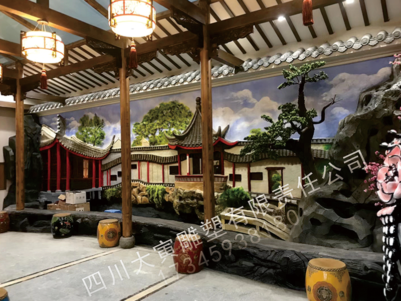 四川雕塑墙画